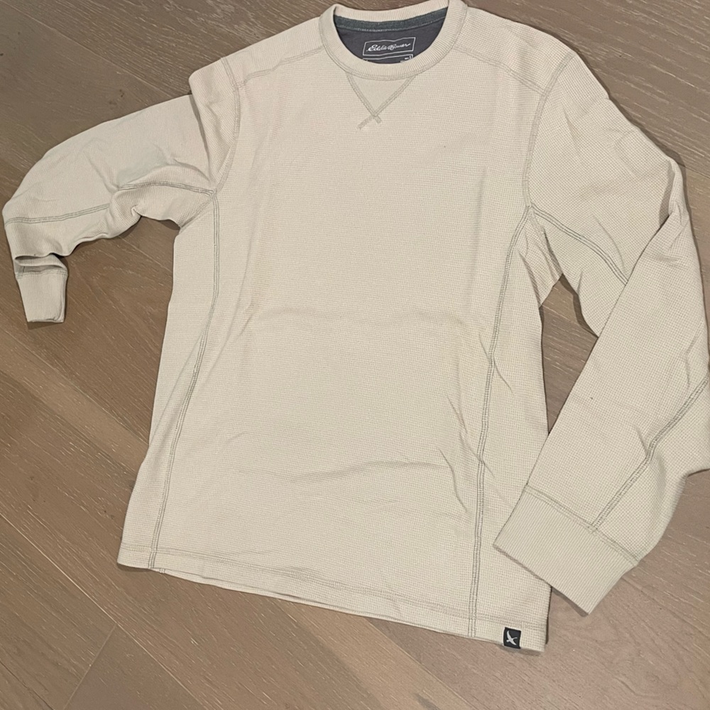 Eddie Bauer long sleeve waffle shirt